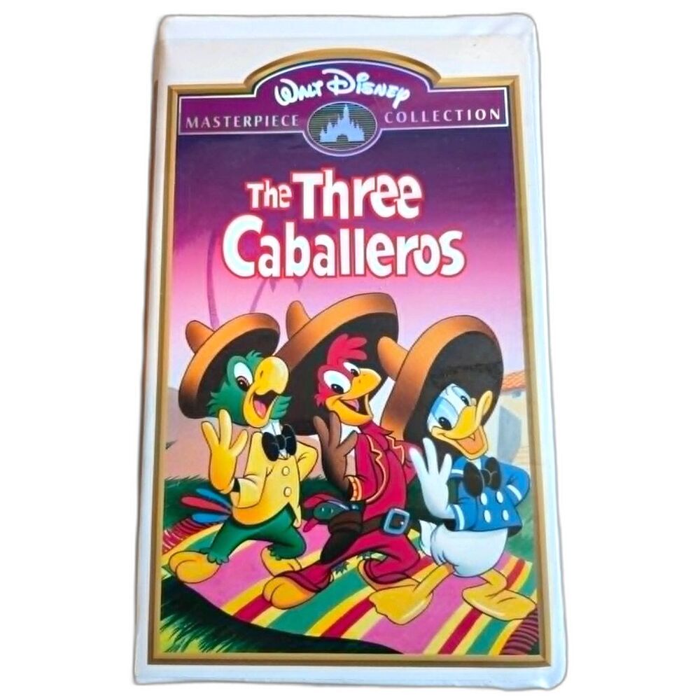 The Three Caballeros 1944 VHS Walt Disney Home Video Animated Classic